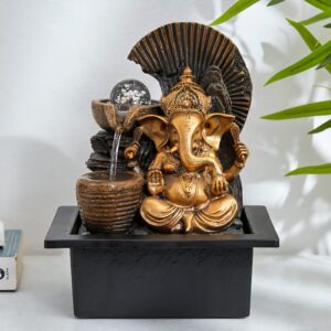 corsica polyresin buddha fountain