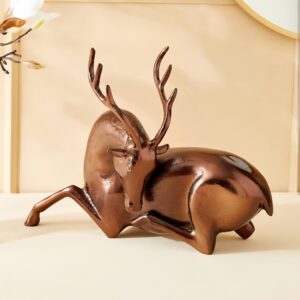 eternity vogue tuba metal deer table accent