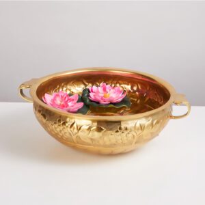 corsica aluminium craved potpourri bowl
