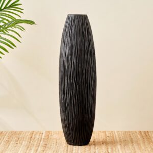colossal monochrome polyresin vase
