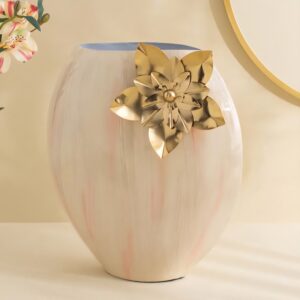 austin metal embossed vase