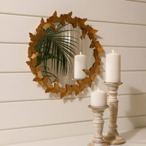 Home corsica reflection round qeen mirror